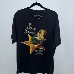 Smashing Pumpkins Black and Yellow Short Sleeve Tee